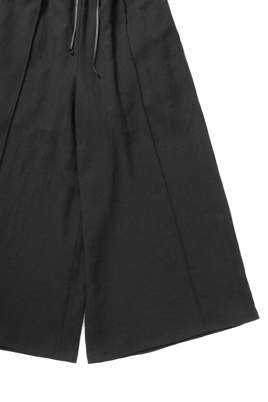 kujaku easy wide pants / P-292 (black) - Image 7