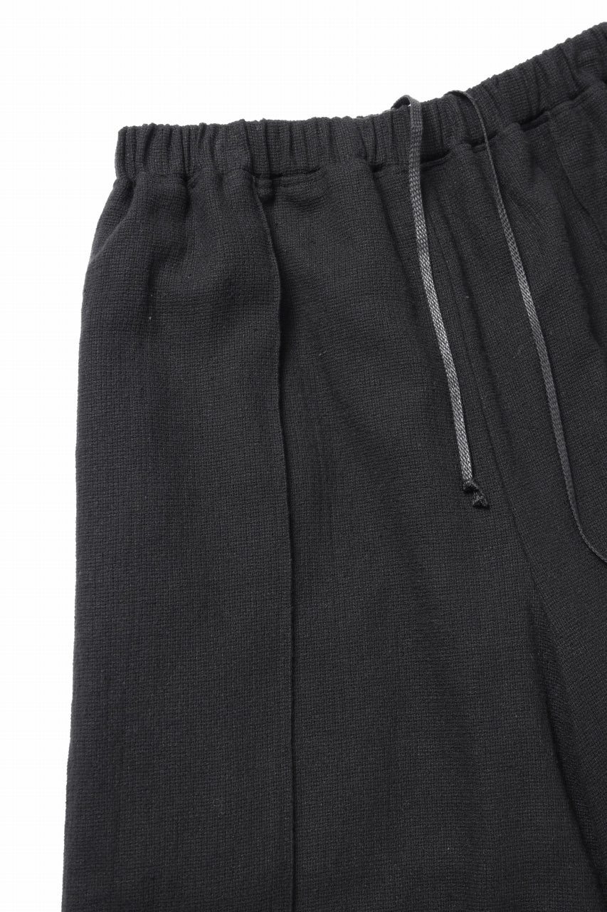 kujaku easy wide pants / P-292 (black) - Image 8