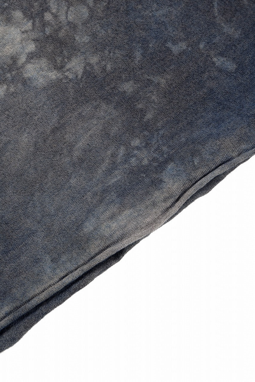kujaku exclusive dyed crew neck H/S pulover / K-798-1 (verdigris) - Image 9