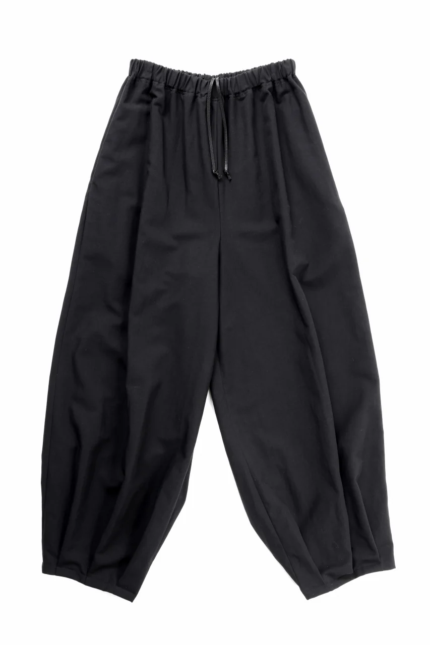 kujaku hem tuck pants / P-366 (black) - Image 4