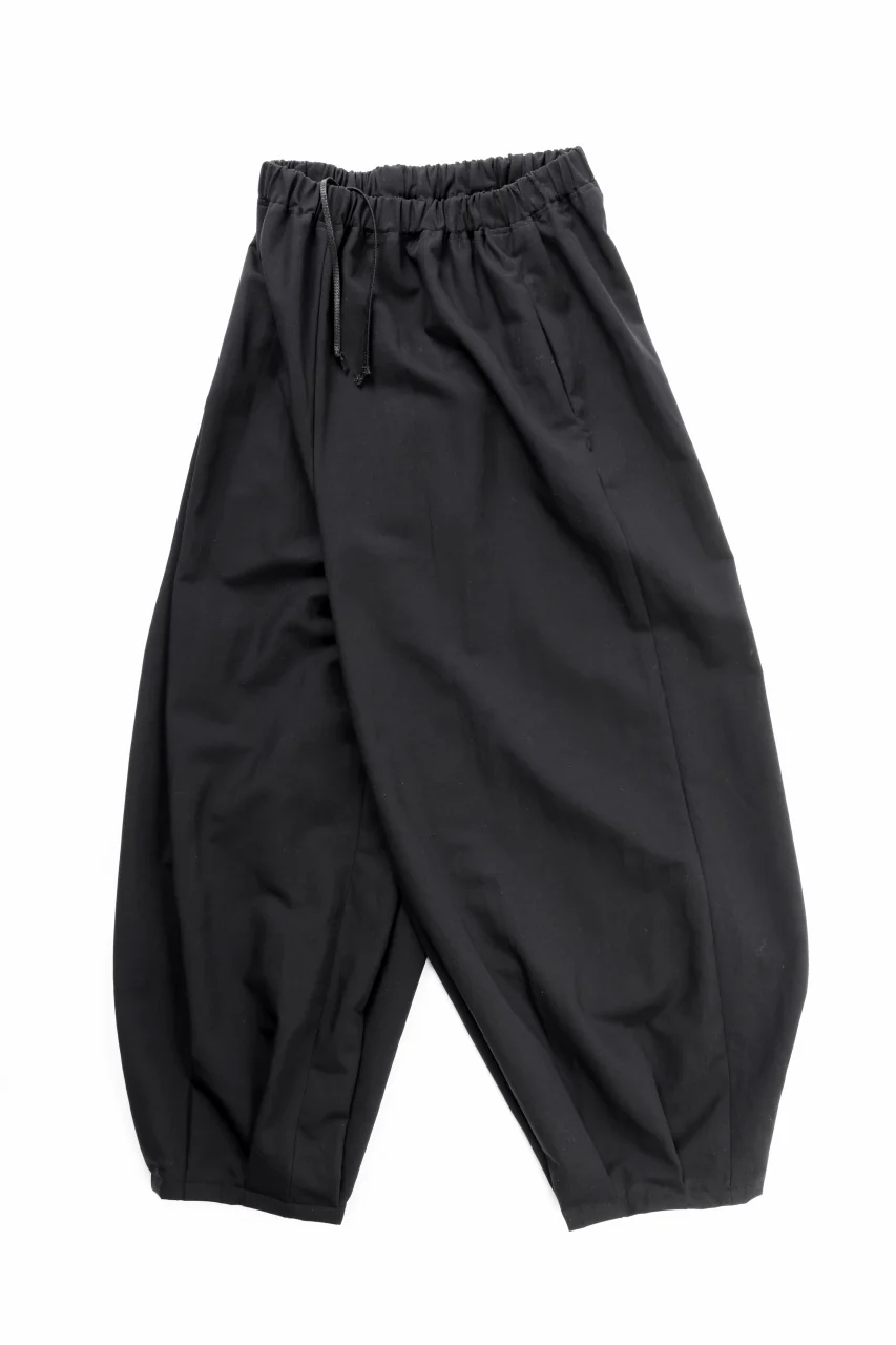 kujaku hem tuck pants / P-366 (black) - Image 6