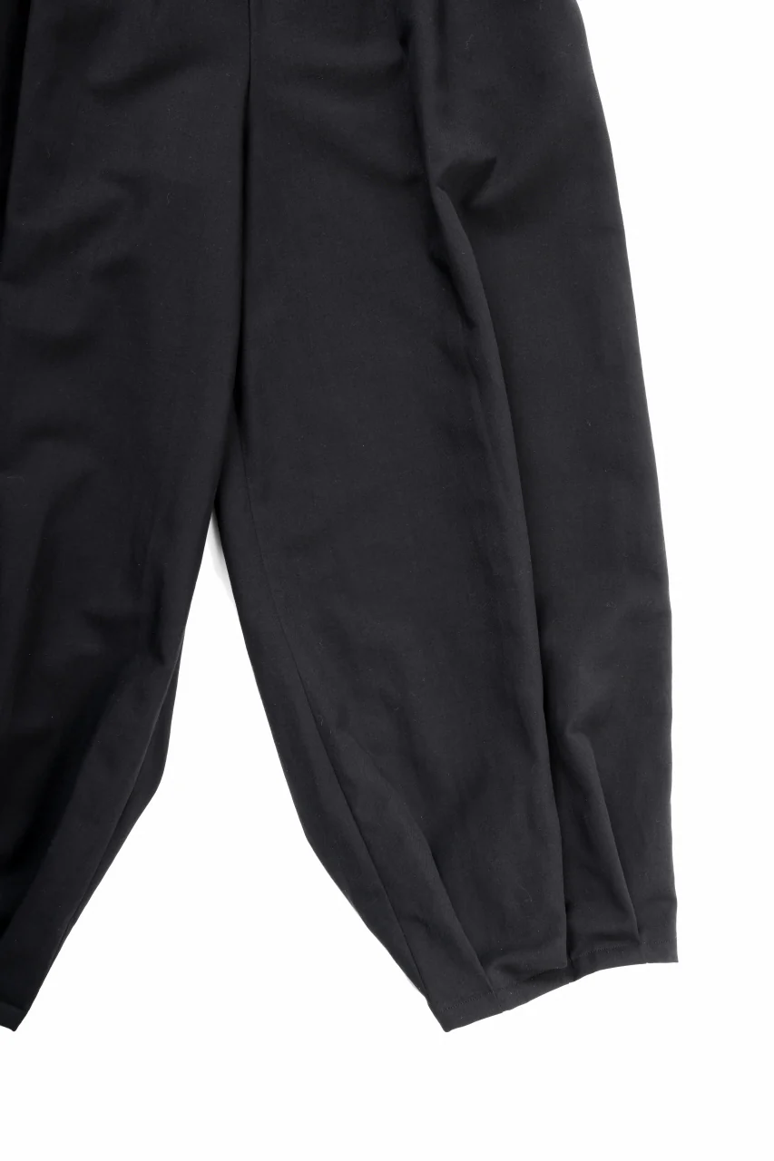 kujaku hem tuck pants / P-366 (black) - Image 7