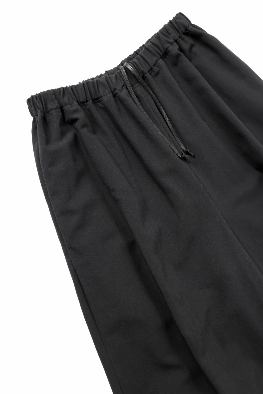 kujaku hem tuck pants / P-366 (black) - Image 9