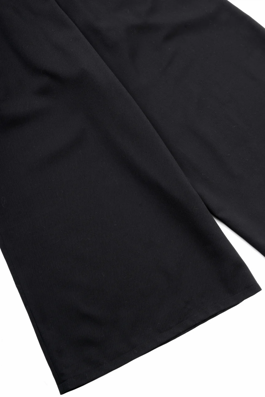 kujaku easy wide pants / P-708 (black) - Image 10