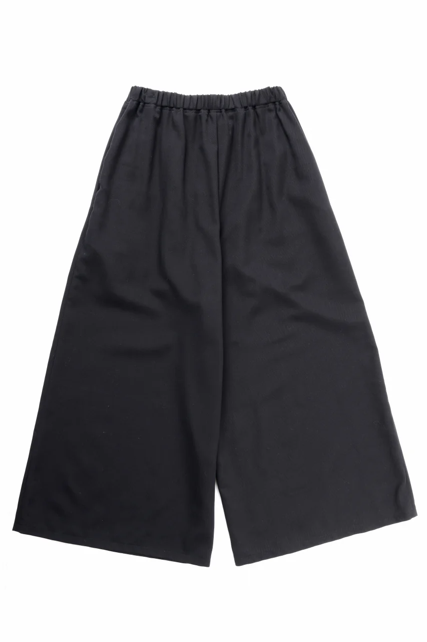 kujaku easy wide pants / P-708 (black) - Image 3