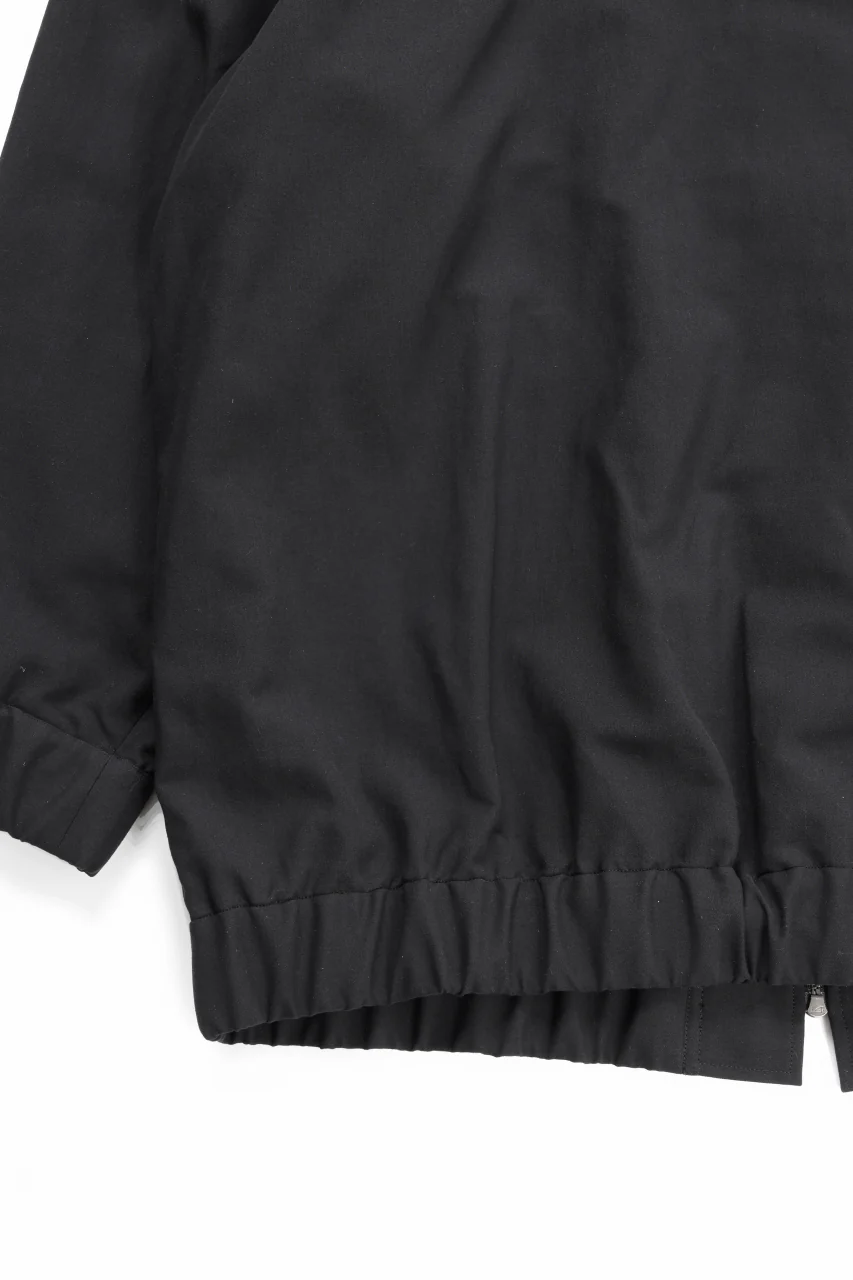 kujaku over size zip up blouson / J-131 (black) - Image 10