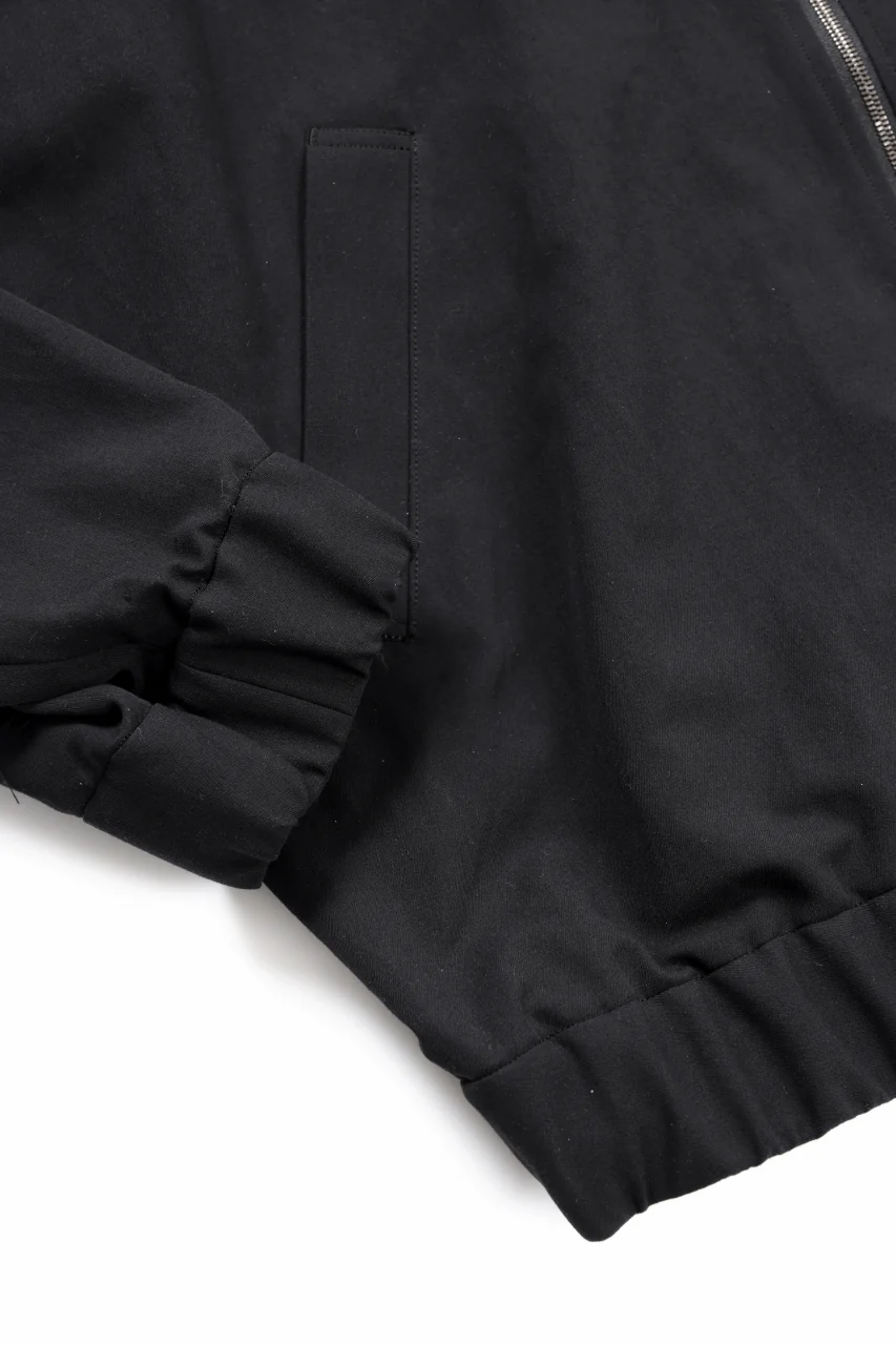 kujaku over size zip up blouson / J-131 (black) - Image 6