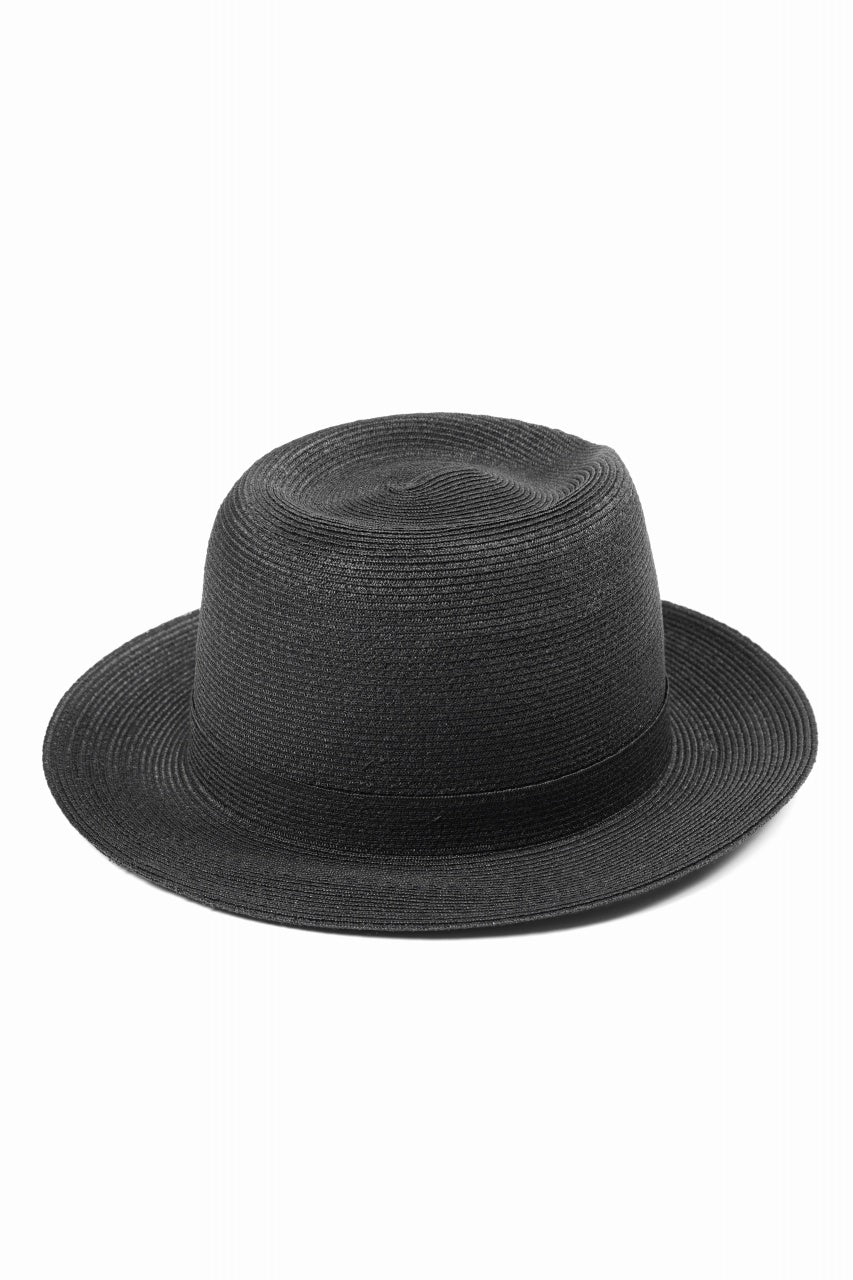 LASTMAN ABACA PANAMA HAT feat.KIJIMA TAKAYUKI (BLACK) - Image 6