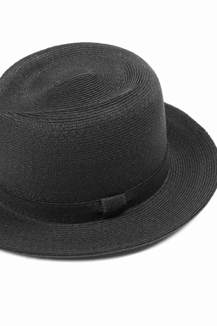 LASTMAN ABACA PANAMA HAT feat.KIJIMA TAKAYUKI (BLACK) - Image 8