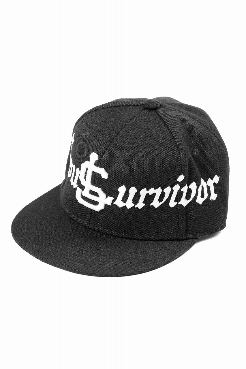 LASTMAN BASEBALL CAP "SOUL SURVIVOR" feat. STUDIO33 (BLACK) - Image 2