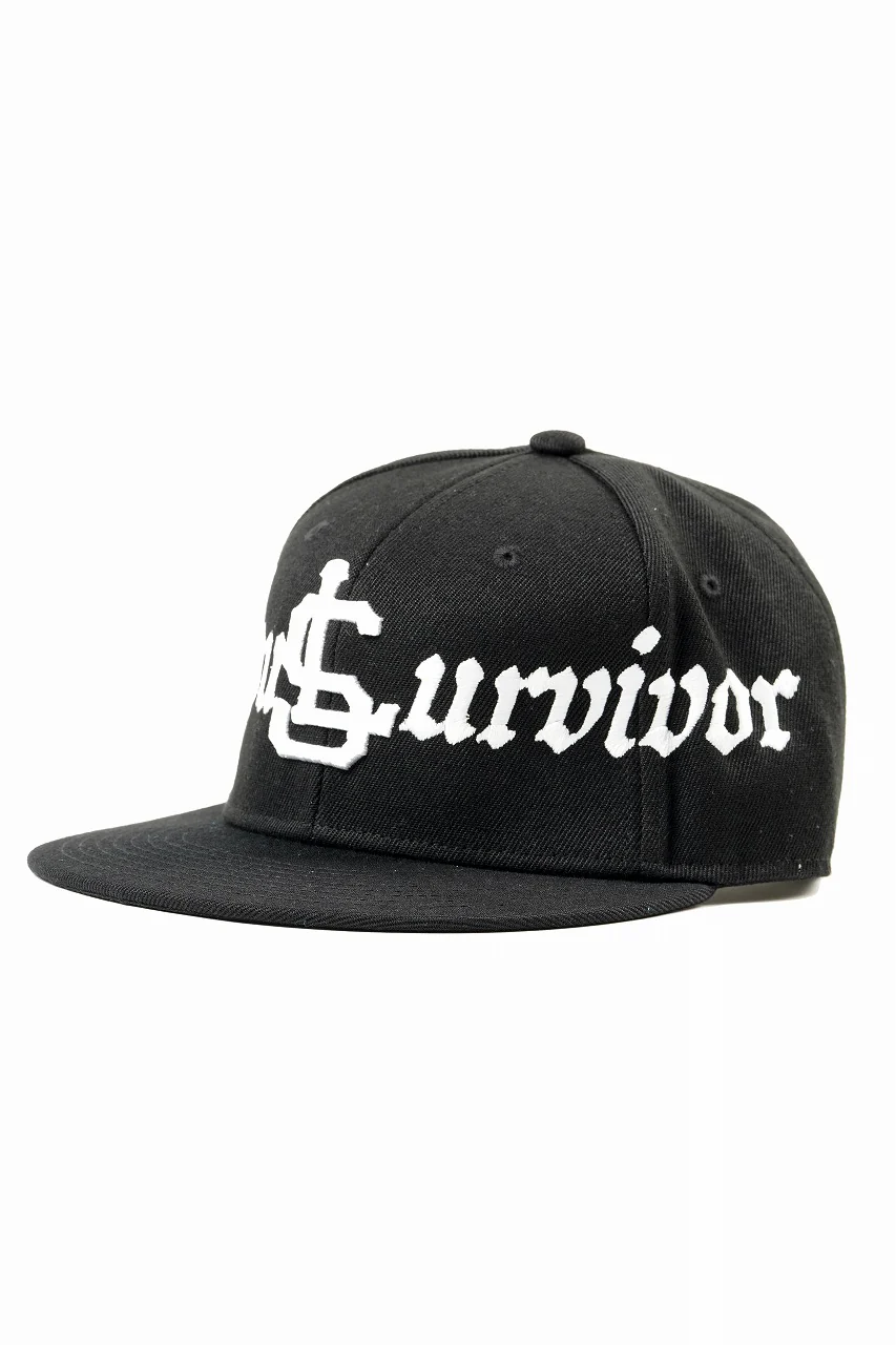 LASTMAN BASEBALL CAP "SOUL SURVIVOR" feat. STUDIO33 (BLACK) - Image 3