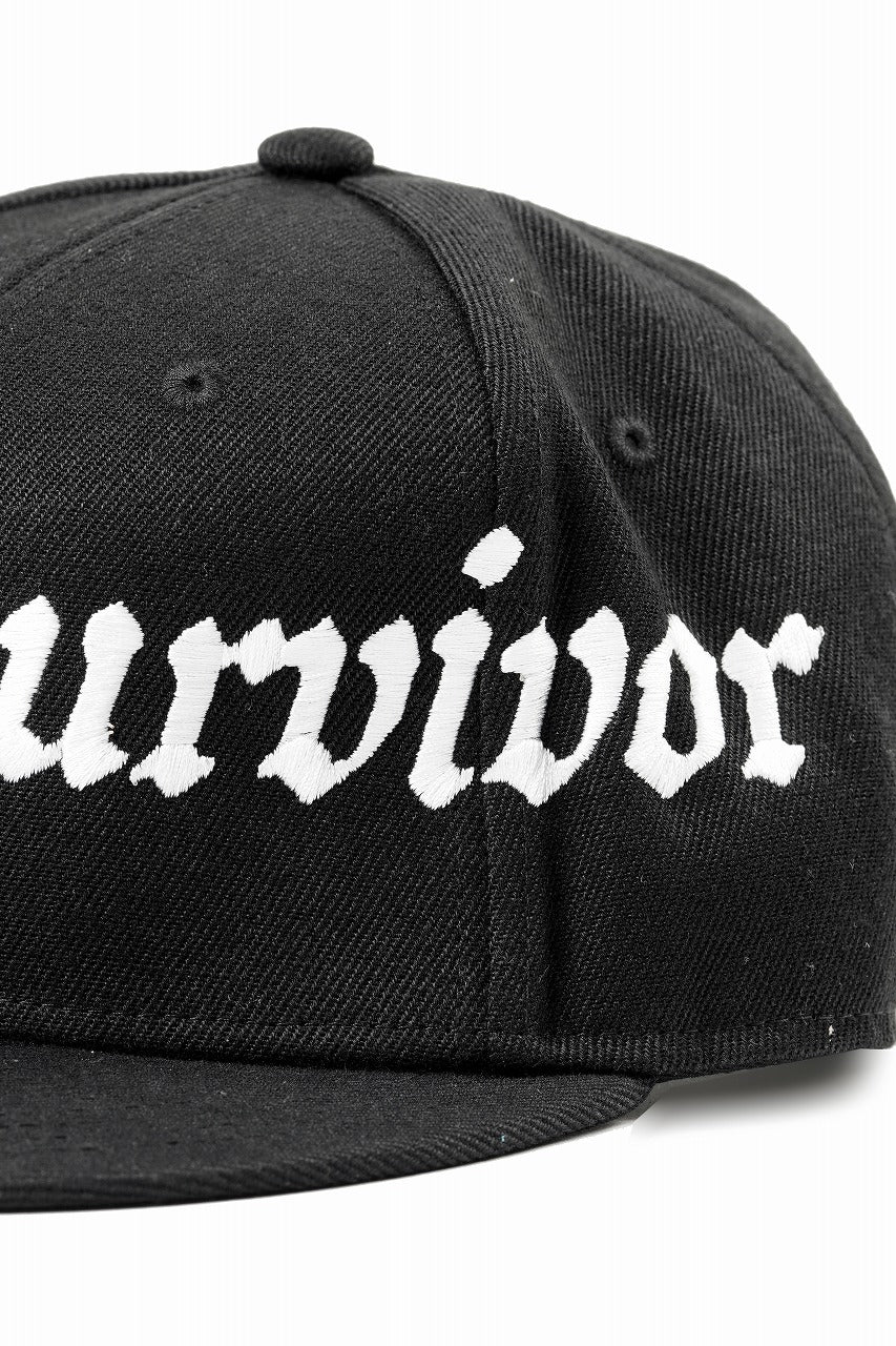 LASTMAN BASEBALL CAP "SOUL SURVIVOR" feat. STUDIO33 (BLACK) - Image 8