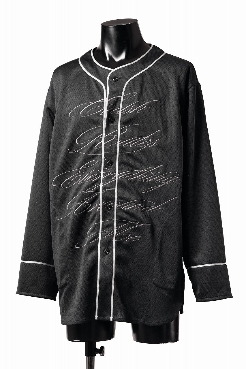 LASTMAN BASEBALL SHIRT "C.R.E.A.M" (L/S) (BLACK) - Image 13