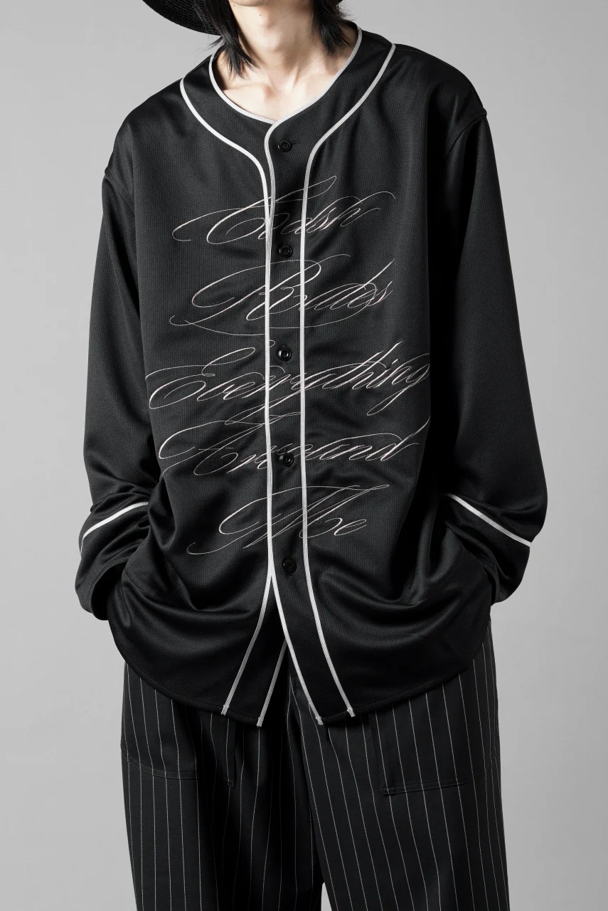 LASTMAN BASEBALL SHIRT "C.R.E.A.M" (L/S) (BLACK) - Image 3