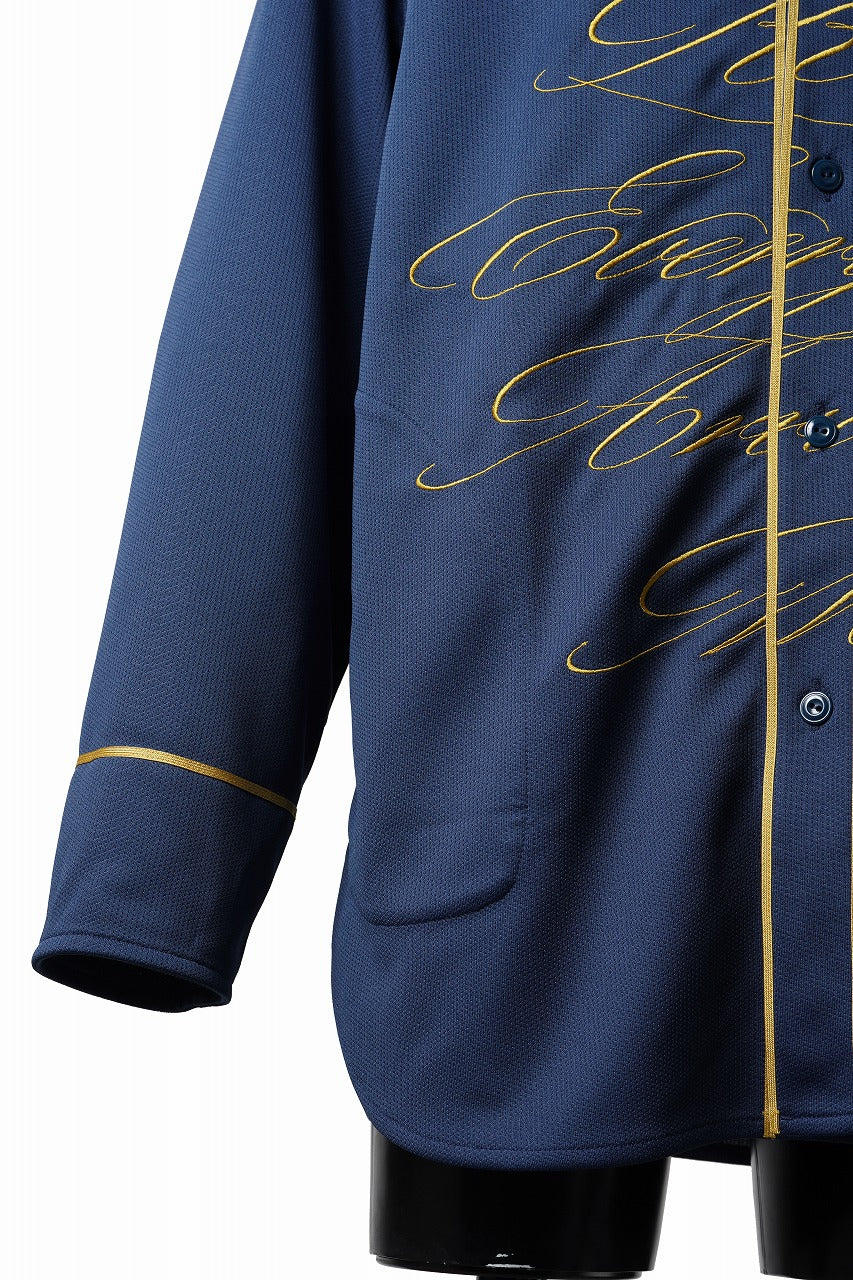 LASTMAN BASEBALL SHIRT "C.R.E.A.M" (L/S) (NAVY) - Image 8