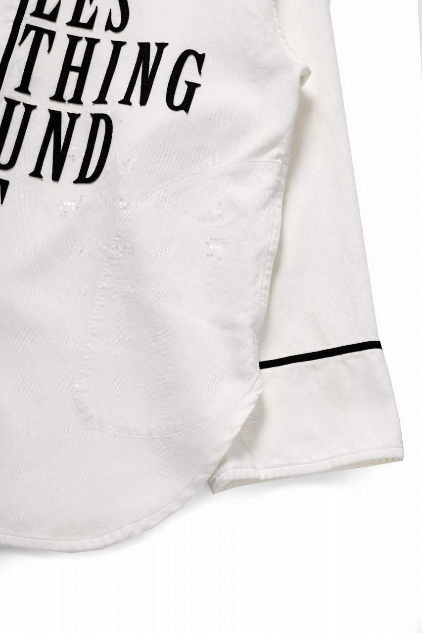 LASTMAN BASEBALL SHIRT "C.R.E.A.M" (L/S) (WHITE) - Image 10