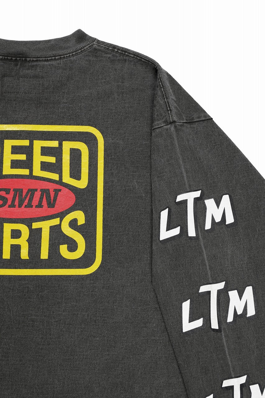 LASTMAN L/S PRINTED TEE -LSMN- (BLACK) - Image 8