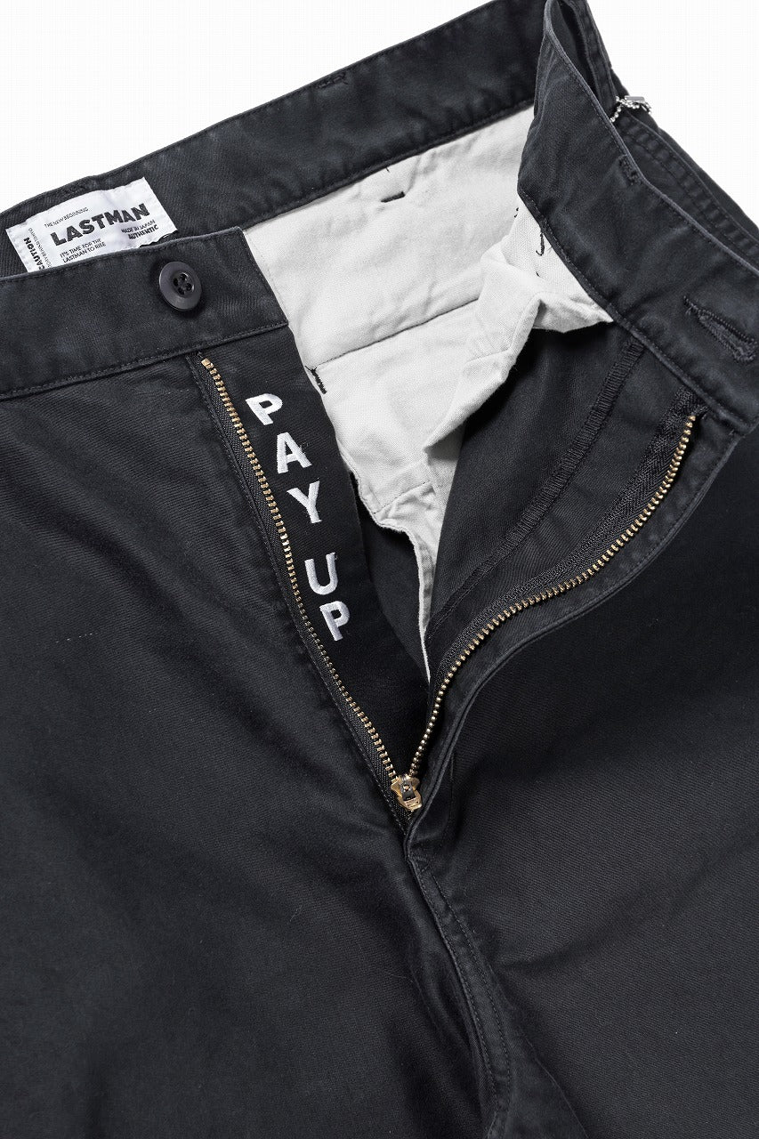 LASTMAN MOLESKIN CARGO PANTS (BLACK) - Image 9