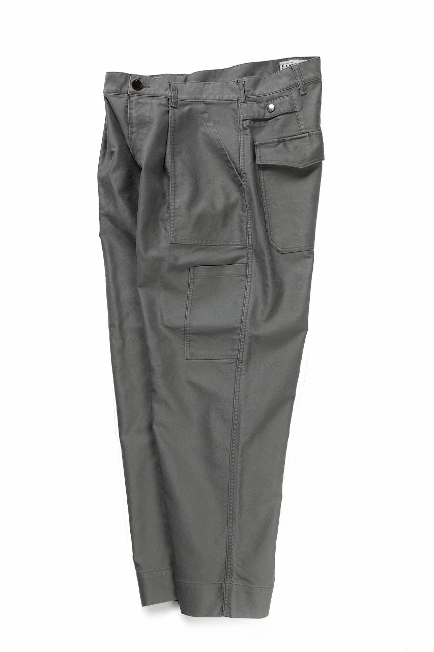 LASTMAN MOLESKIN MECHANIC PANTS (SAGE GREEN) - Image 3