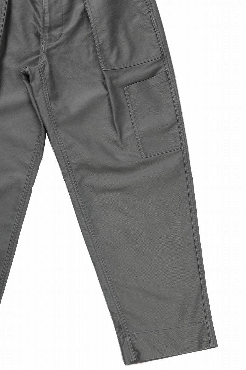 LASTMAN MOLESKIN MECHANIC PANTS (SAGE GREEN) - Image 5