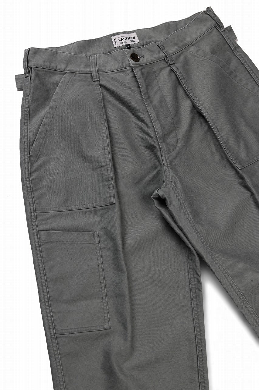 LASTMAN MOLESKIN MECHANIC PANTS (SAGE GREEN) - Image 6