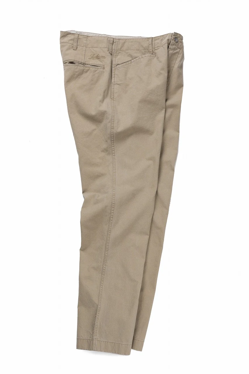 LASTMAN OX L-POCKET PANTS (BEIGE)【2025AW SPECIAL SECRET】 - Image 3