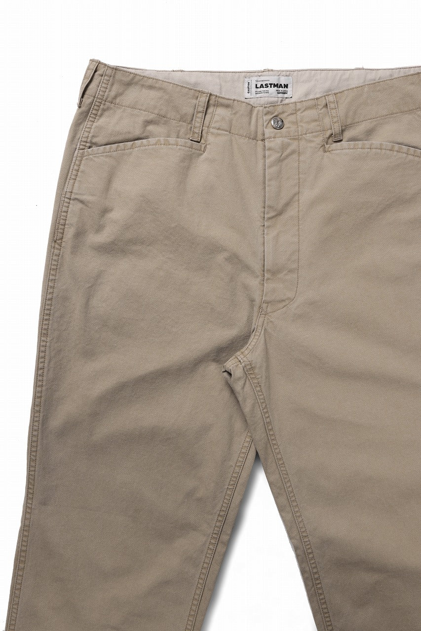 LASTMAN OX L-POCKET PANTS (BEIGE)【2025AW SPECIAL SECRET】 - Image 4