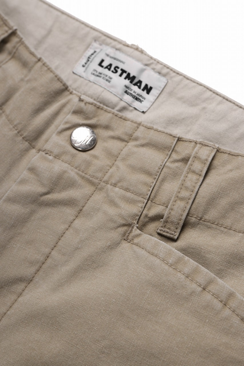 LASTMAN OX L-POCKET PANTS (BEIGE)【2025AW SPECIAL SECRET】 - Image 6