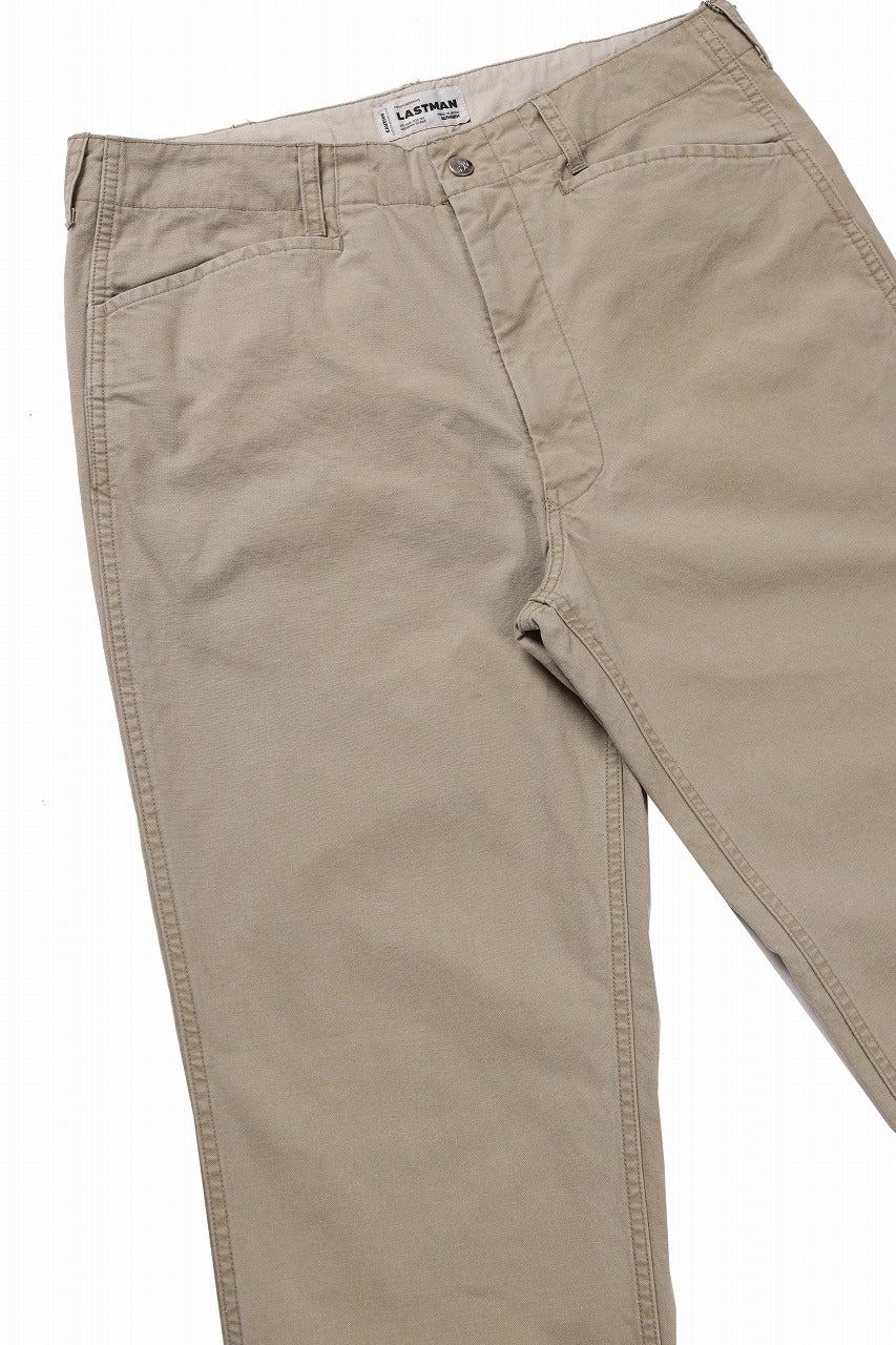 LASTMAN OX L-POCKET PANTS (BEIGE)【2025AW SPECIAL SECRET】 - Image 7
