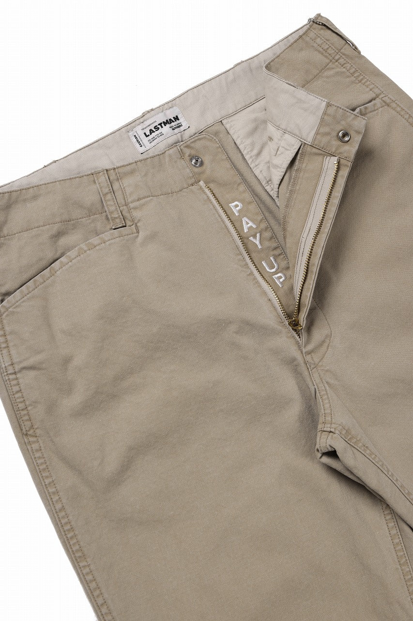 LASTMAN OX L-POCKET PANTS (BEIGE)【2025AW SPECIAL SECRET】 - Image 8