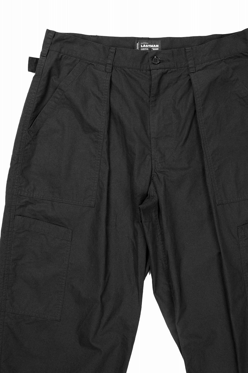 LASTMAN POPLIN MECHANIC PANTS (BLACK) - Image 5