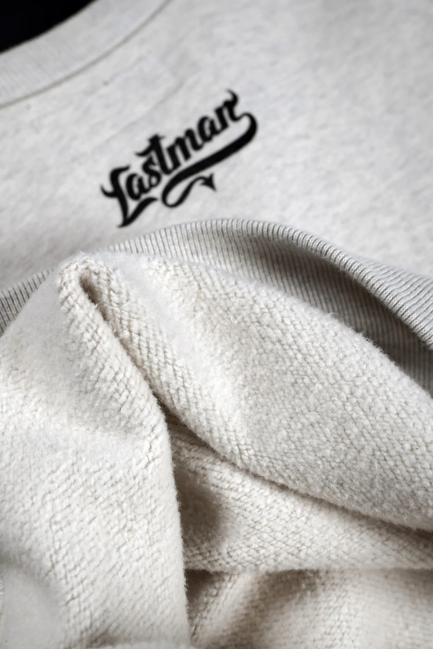 **LASTMAN PRINTED CREW NECK -OIL- (OATMEAL) - Image 10