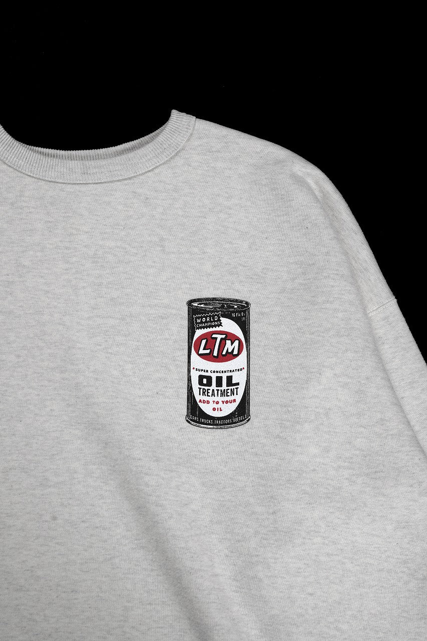**LASTMAN PRINTED CREW NECK -OIL- (OATMEAL) - Image 3