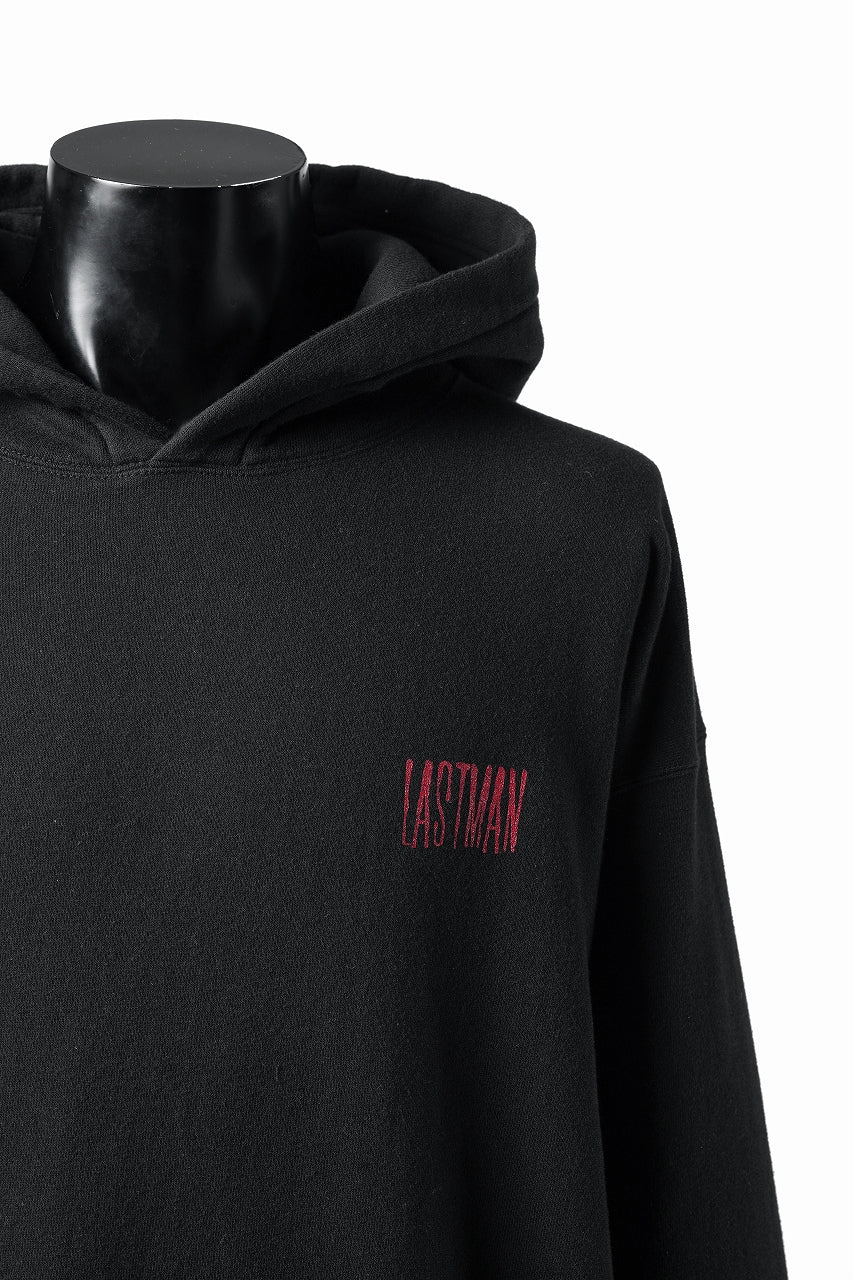 LASTMAN PRINTED HOODIE -CROWN- (BLACK) - Image 13