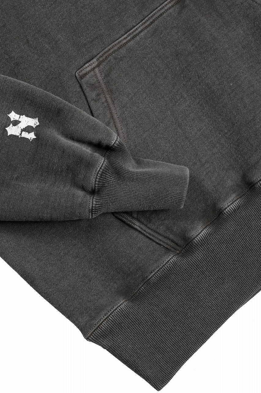 LASTMAN PRINTED HOODIE -SOCIETY- (BLACK) - Image 9