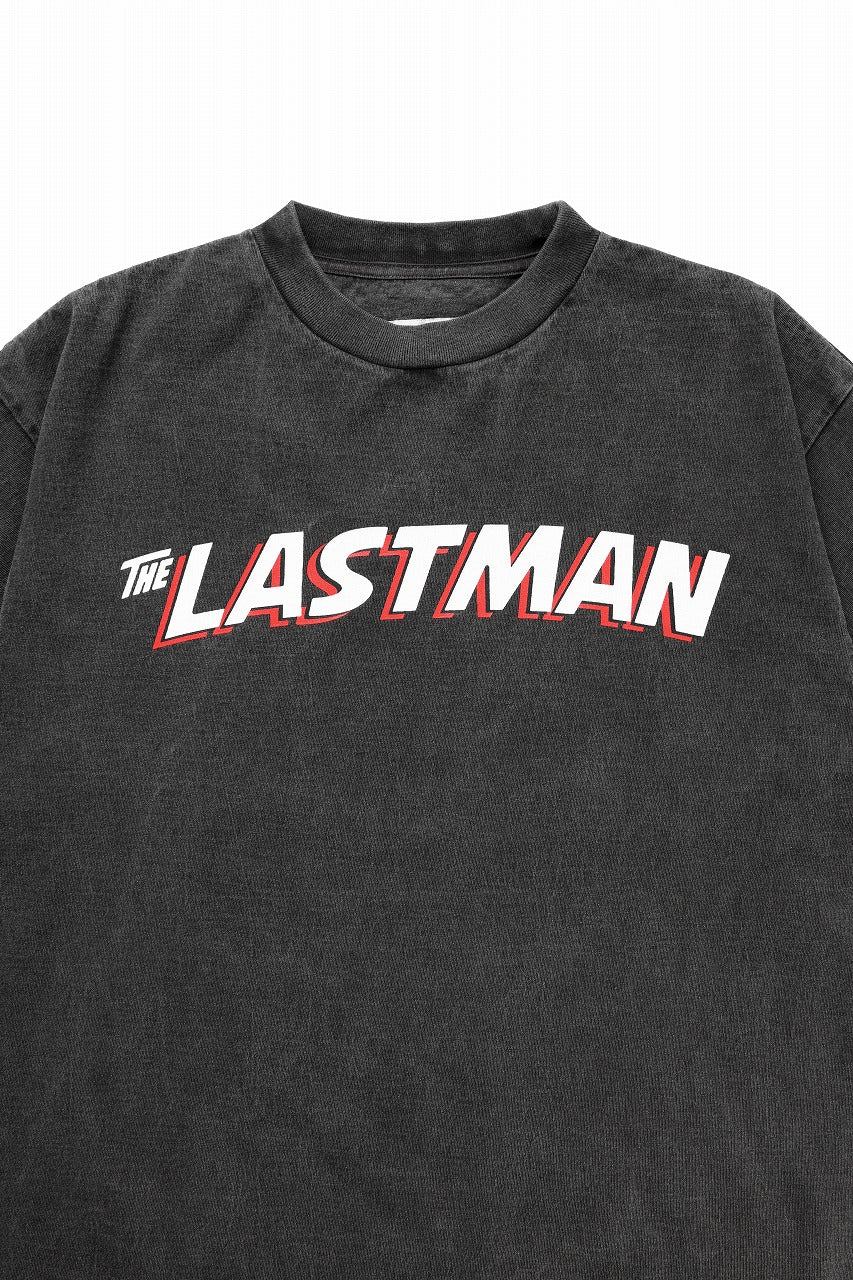 LASTMAN PRINTED TEE -COMIC- (BLACK) - Image 6