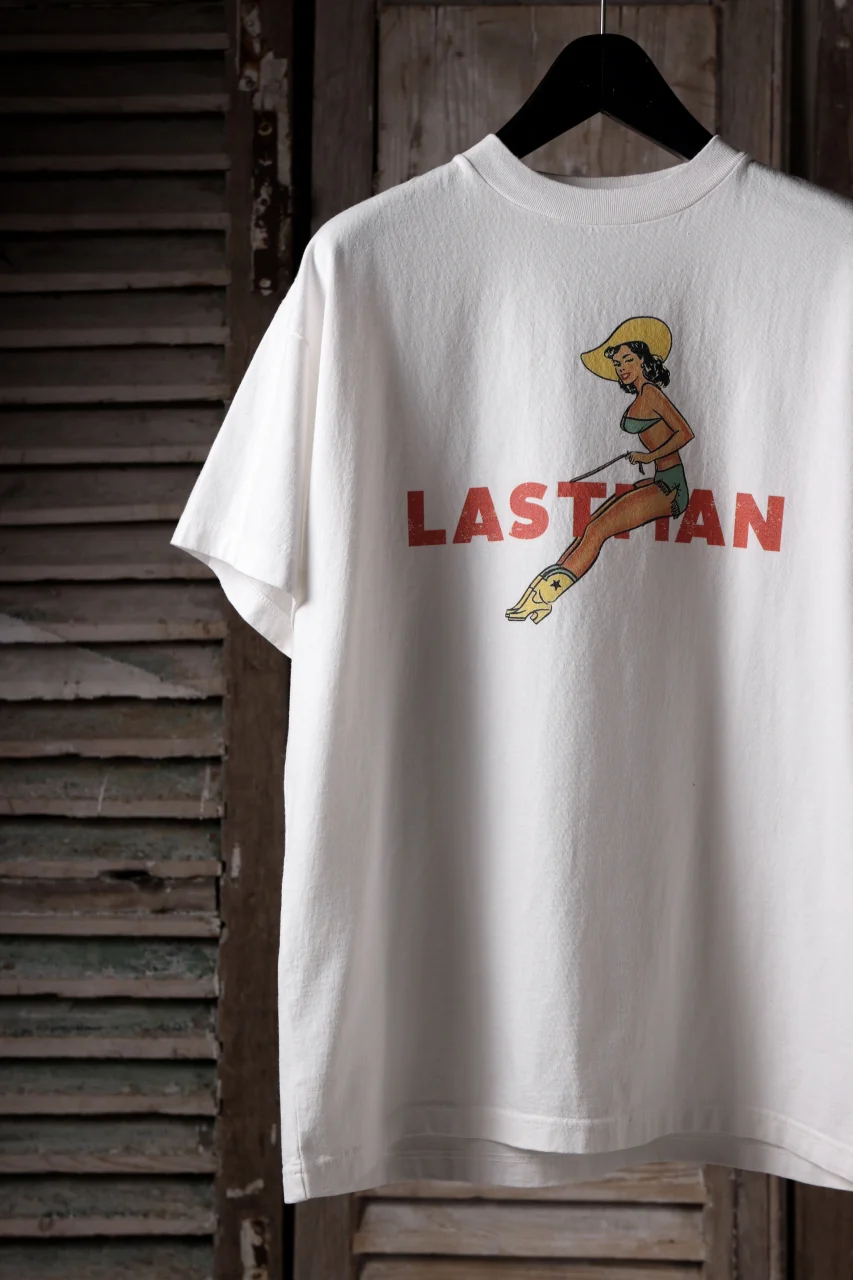 LASTMAN PRINTED TEE -COW GIRL- (WHITE) - Image 12
