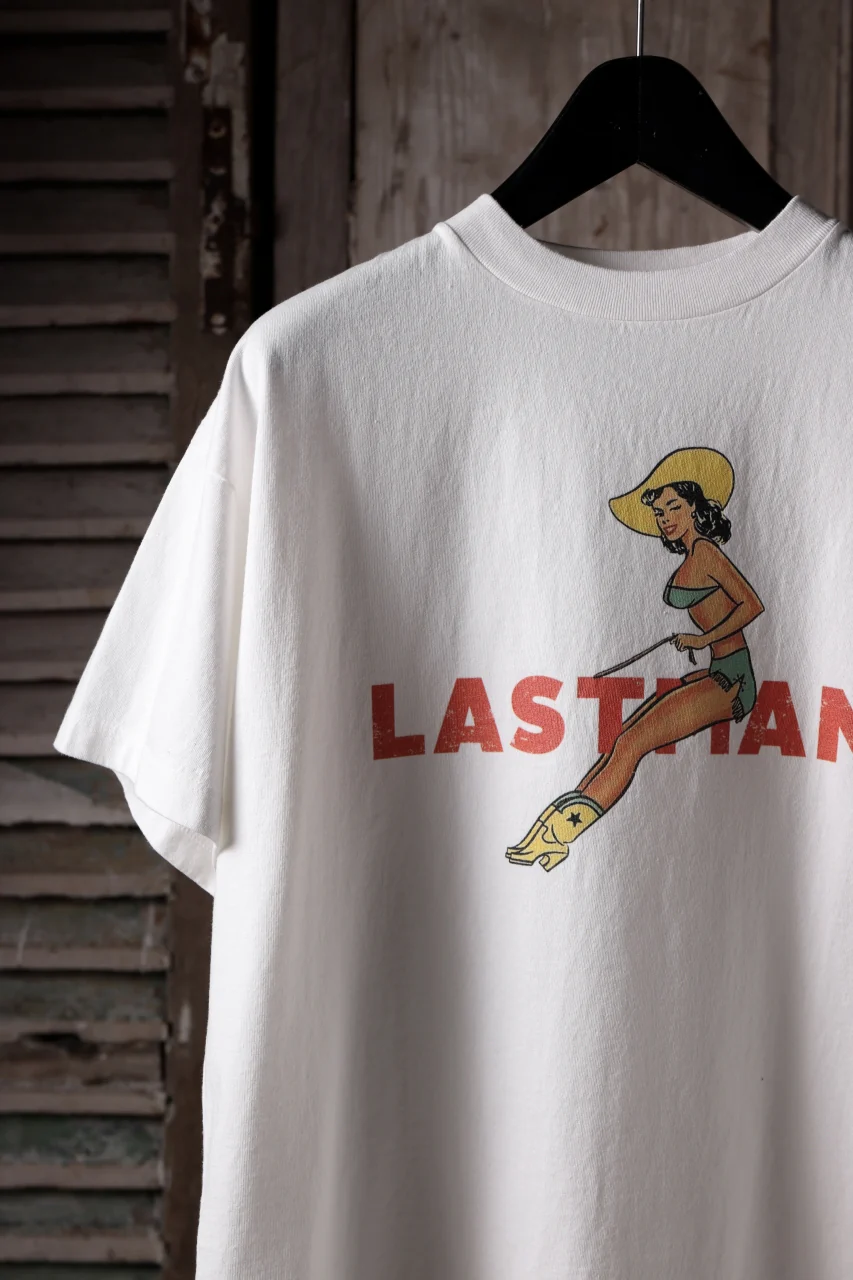 LASTMAN PRINTED TEE -COW GIRL- (WHITE) - Image 14