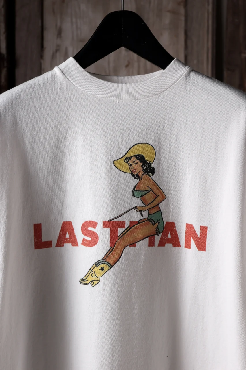 LASTMAN PRINTED TEE -COW GIRL- (WHITE) - Image 15