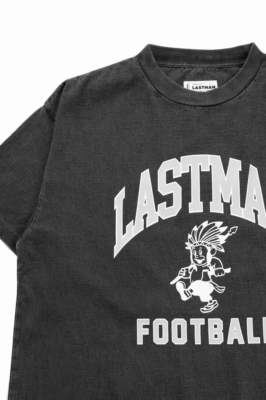 LASTMAN PRINTED TEE -FC LM- (BLACK) - Image 4