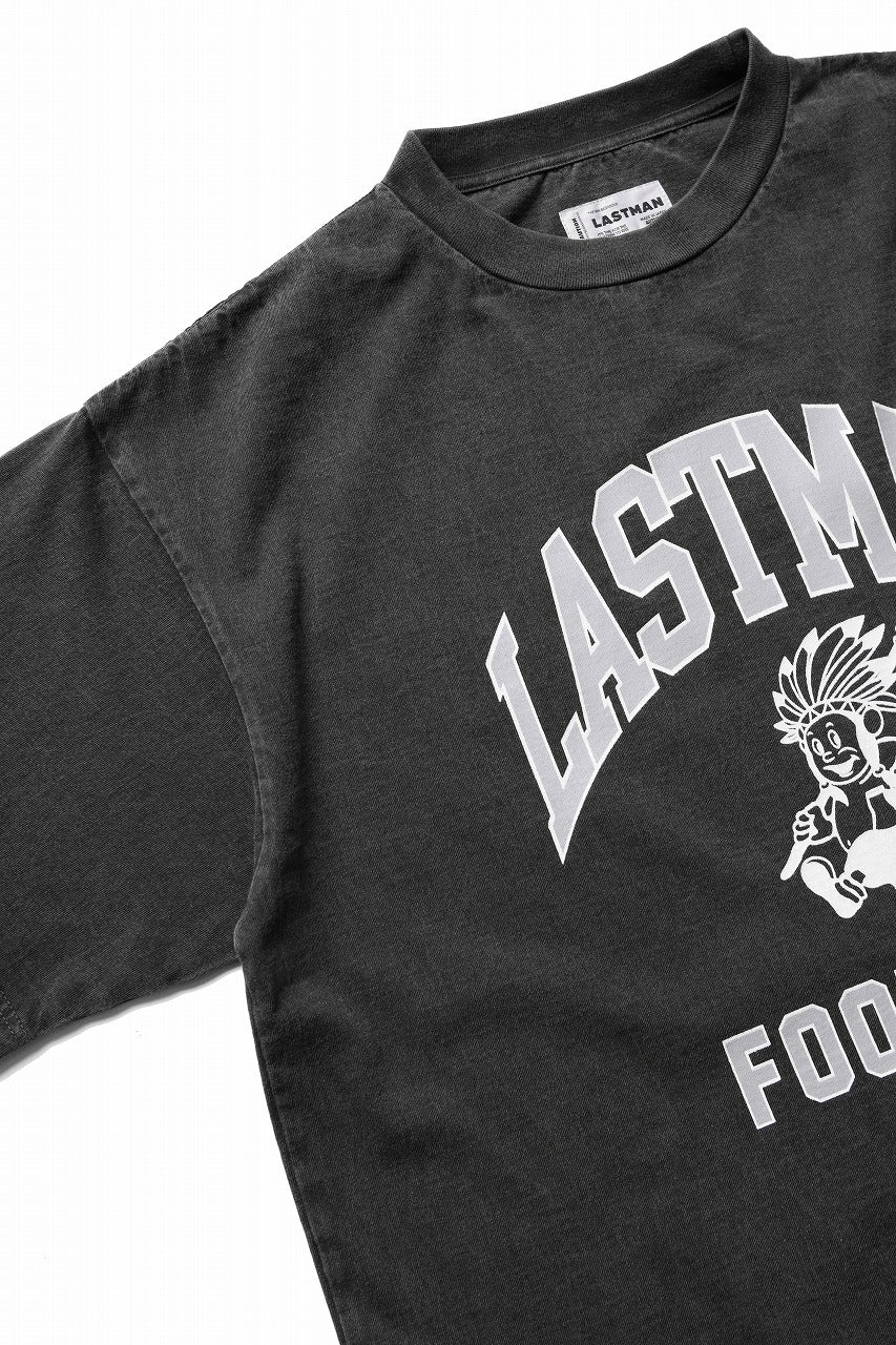 LASTMAN PRINTED TEE -FC LM- (BLACK) - Image 7