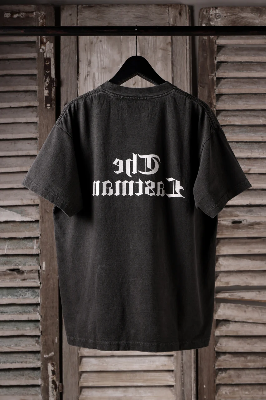 LASTMAN PRINTED TEE -LM TIMES- (BLACK) - Image 12