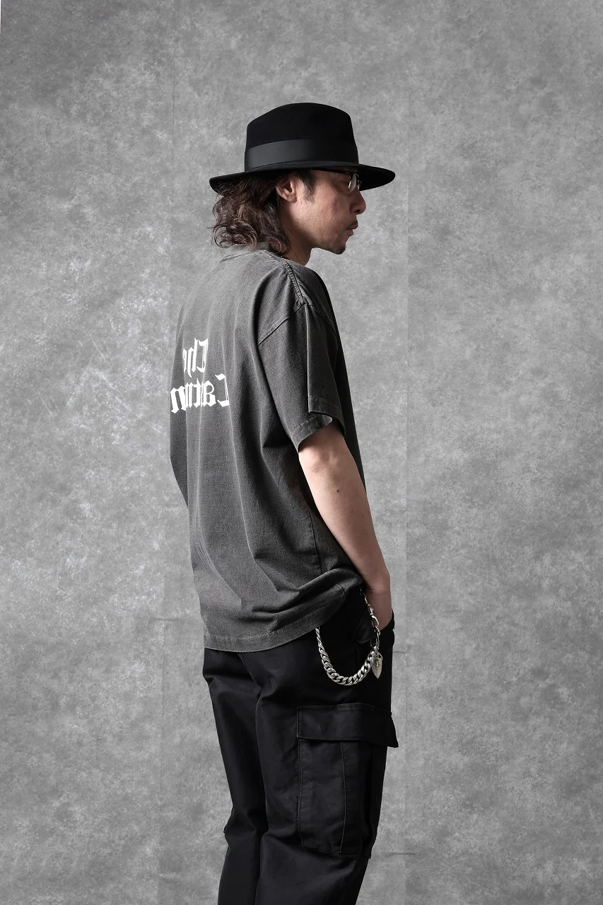 LASTMAN PRINTED TEE -LM TIMES- (BLACK) - Image 20