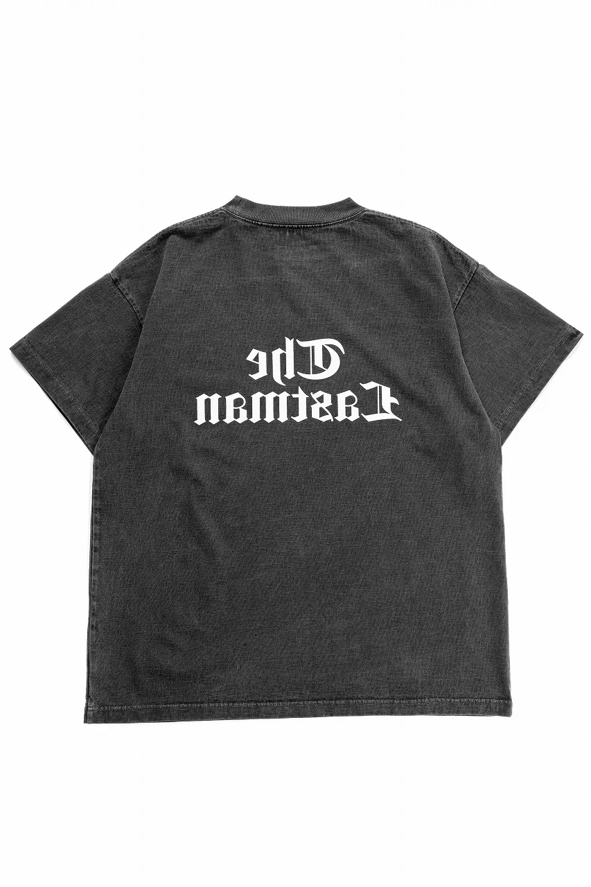 LASTMAN PRINTED TEE -LM TIMES- (BLACK) - Image 3