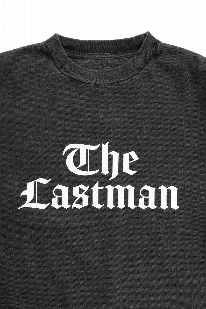 LASTMAN PRINTED TEE -LM TIMES- (BLACK) - Image 4