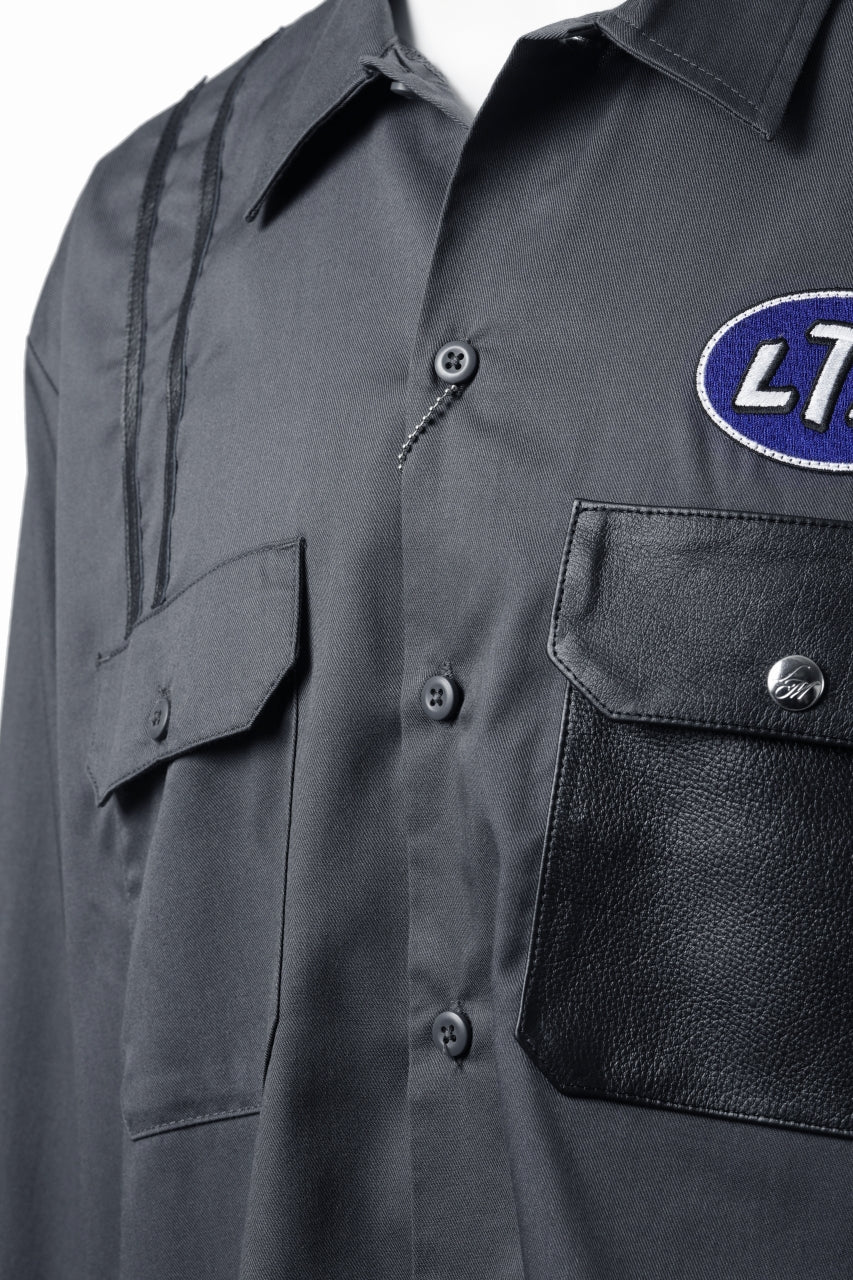 LASTMAN WORK SHIRTS feat.DICKIES (GREY) - Image 7