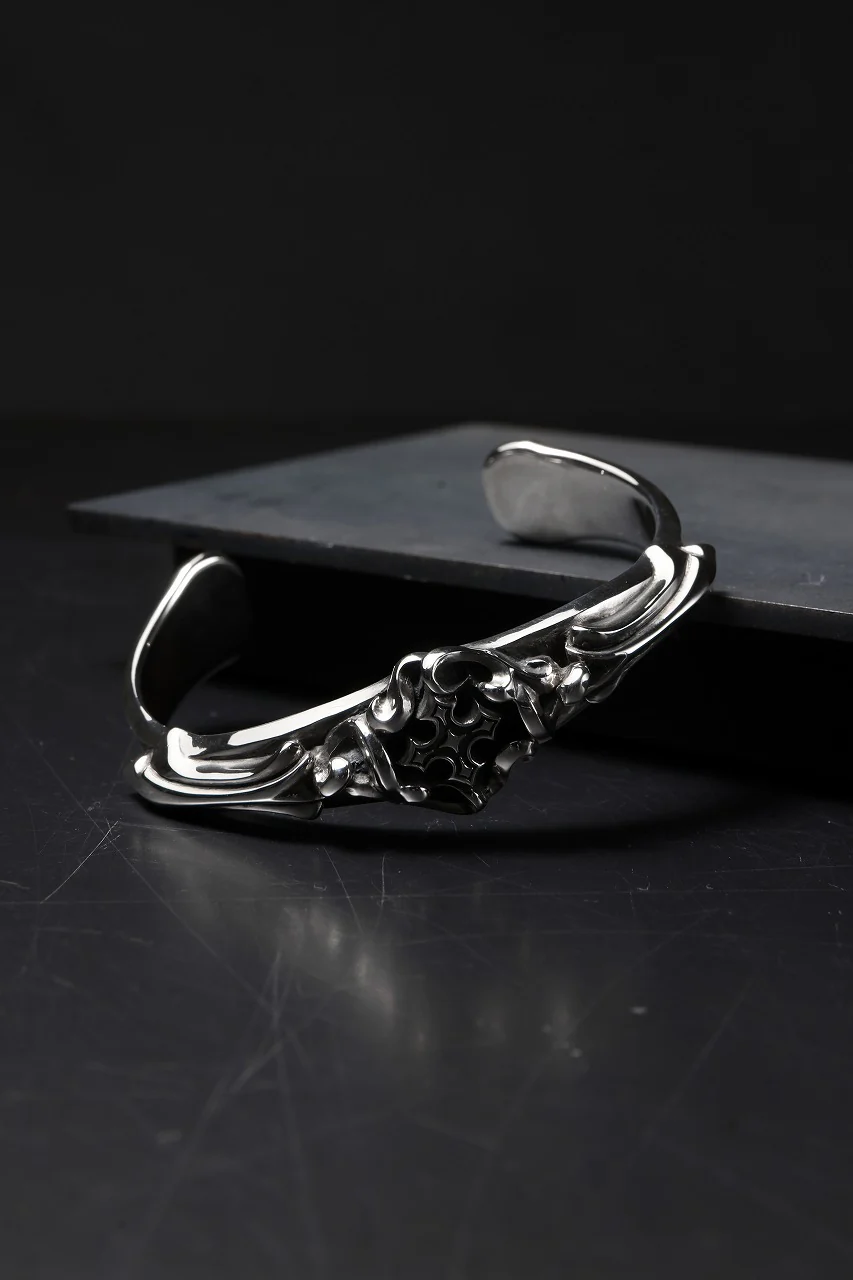 Loud Style Design - GET IN THE RING - ALL NIGHTMARE LONG - "LBG-001" SILVER BANGLE