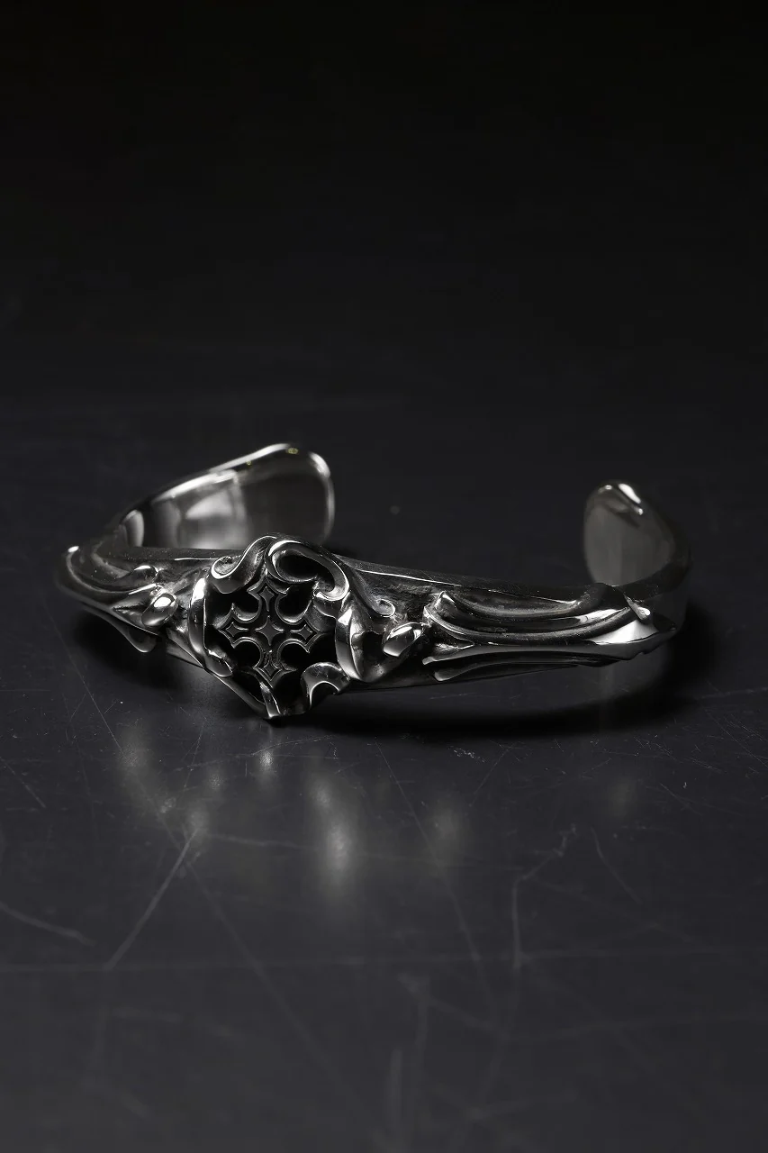 Loud Style Design - GET IN THE RING - ALL NIGHTMARE LONG - "LBG-001" SILVER BANGLE - Image 4