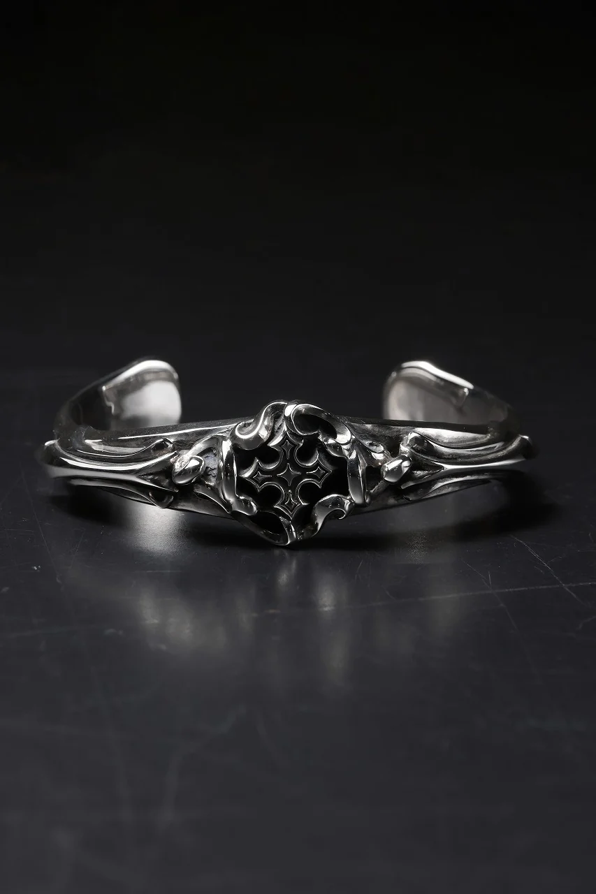 Loud Style Design - GET IN THE RING - ALL NIGHTMARE LONG - "LBG-001" SILVER BANGLE - Image 5