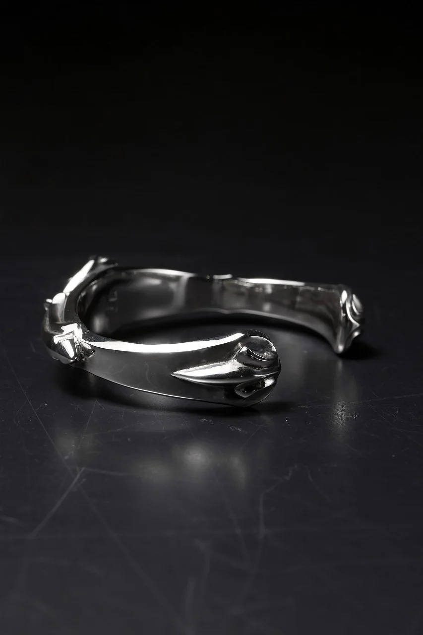 Loud Style Design - GET IN THE RING - ALL NIGHTMARE LONG - "LBG-001" SILVER BANGLE - Image 7